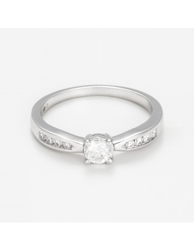 Bague Or Blanc 375/1000 "Marry You"