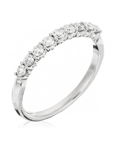 Bague Or Blanc 375/1000 "Only You 0,33ct" Diamants 0,33ct/9